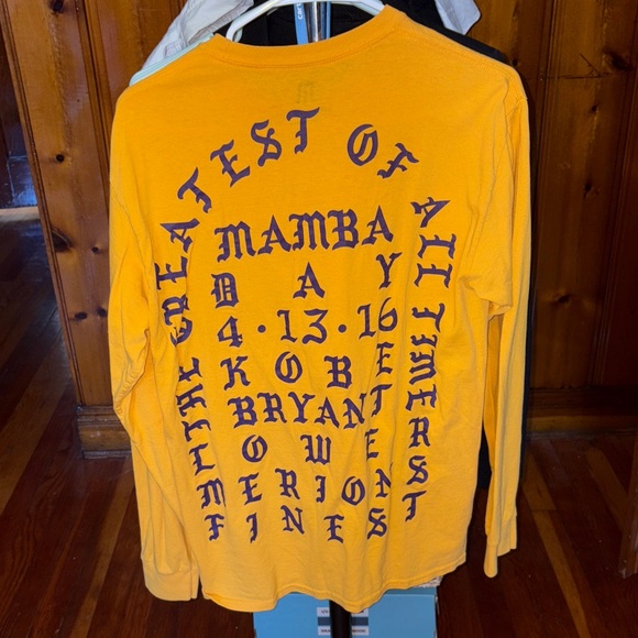 Yellow Kobe Bryant Long Sleeve - Picture 2 of 3